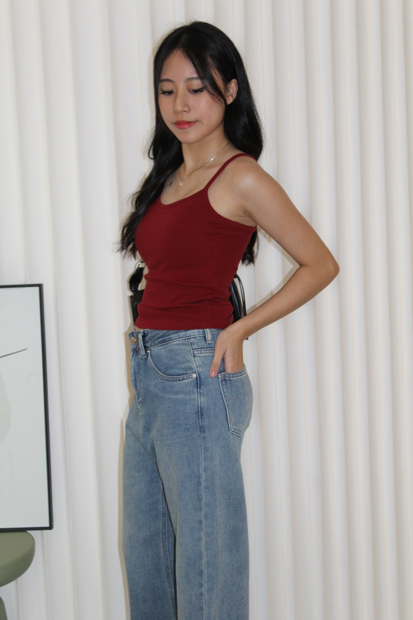 Dinny Padded Top (Red)