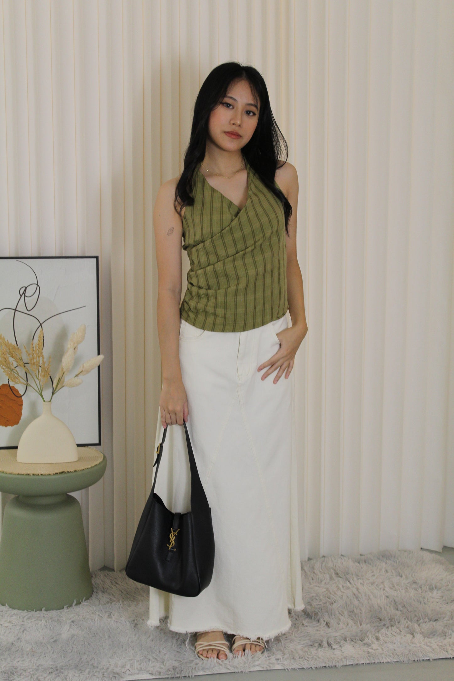 Juliette Maxi Skirt (White)