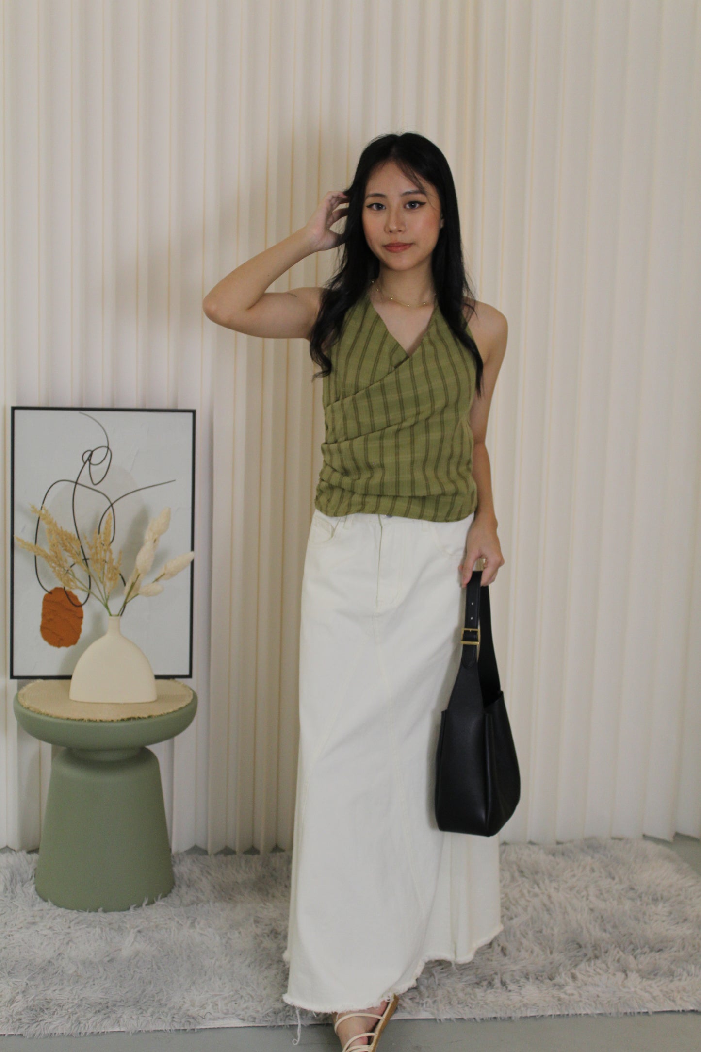 Juliette Maxi Skirt (White)
