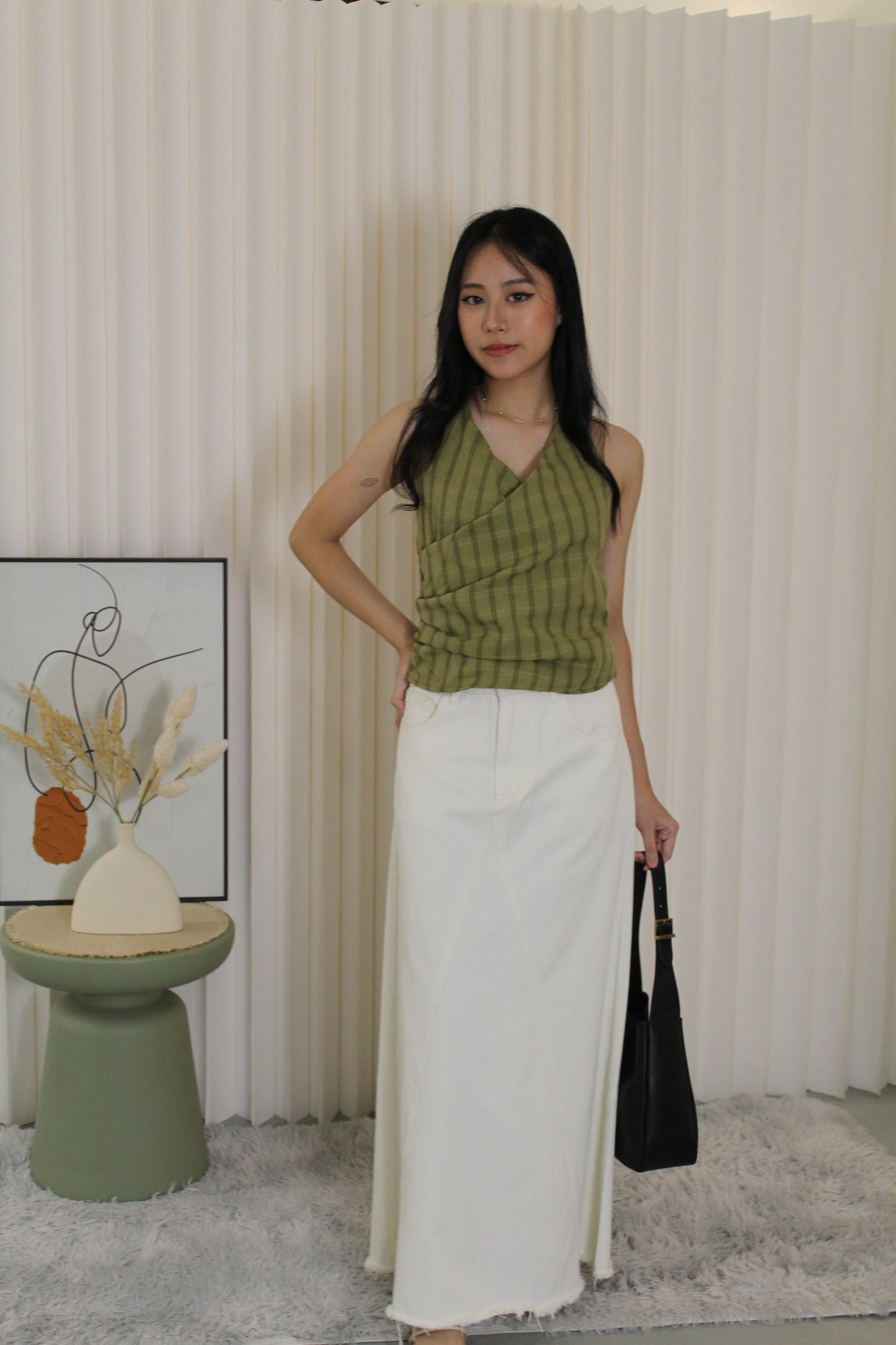 Juliette Maxi Skirt (White)