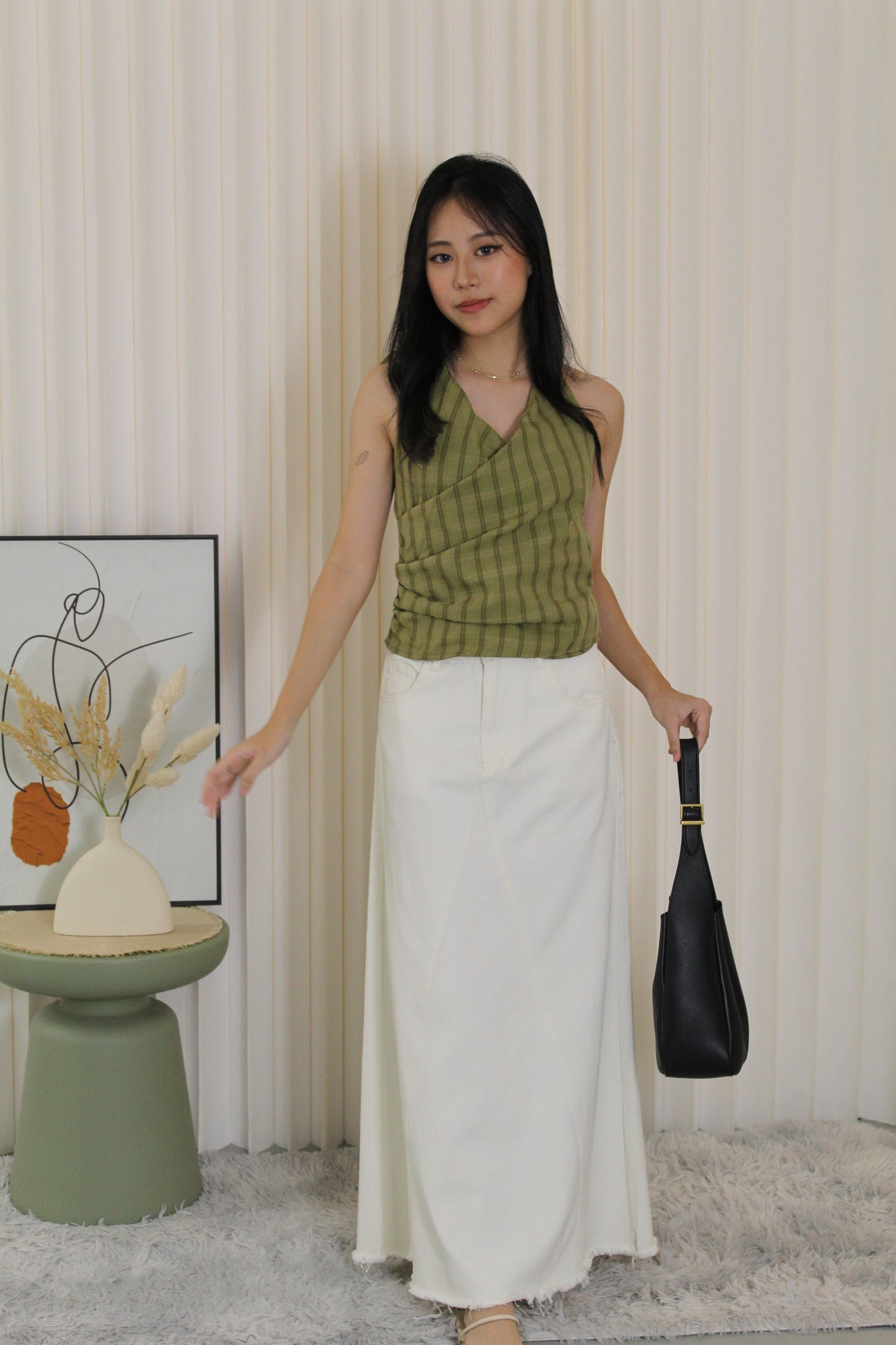Juliette Maxi Skirt (White)