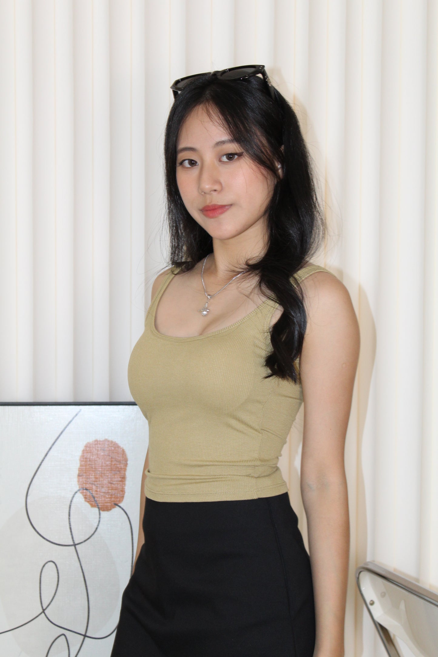 Ruby Crop Padded Bra Top (Grey)