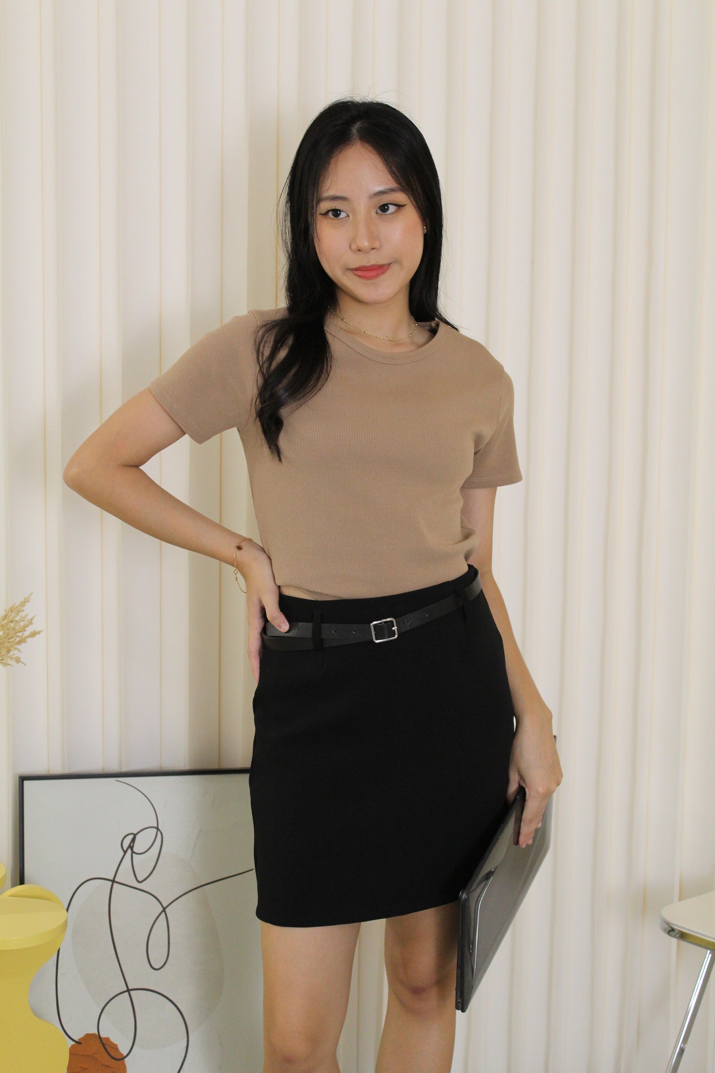 Elly Crop Top (Yellow)