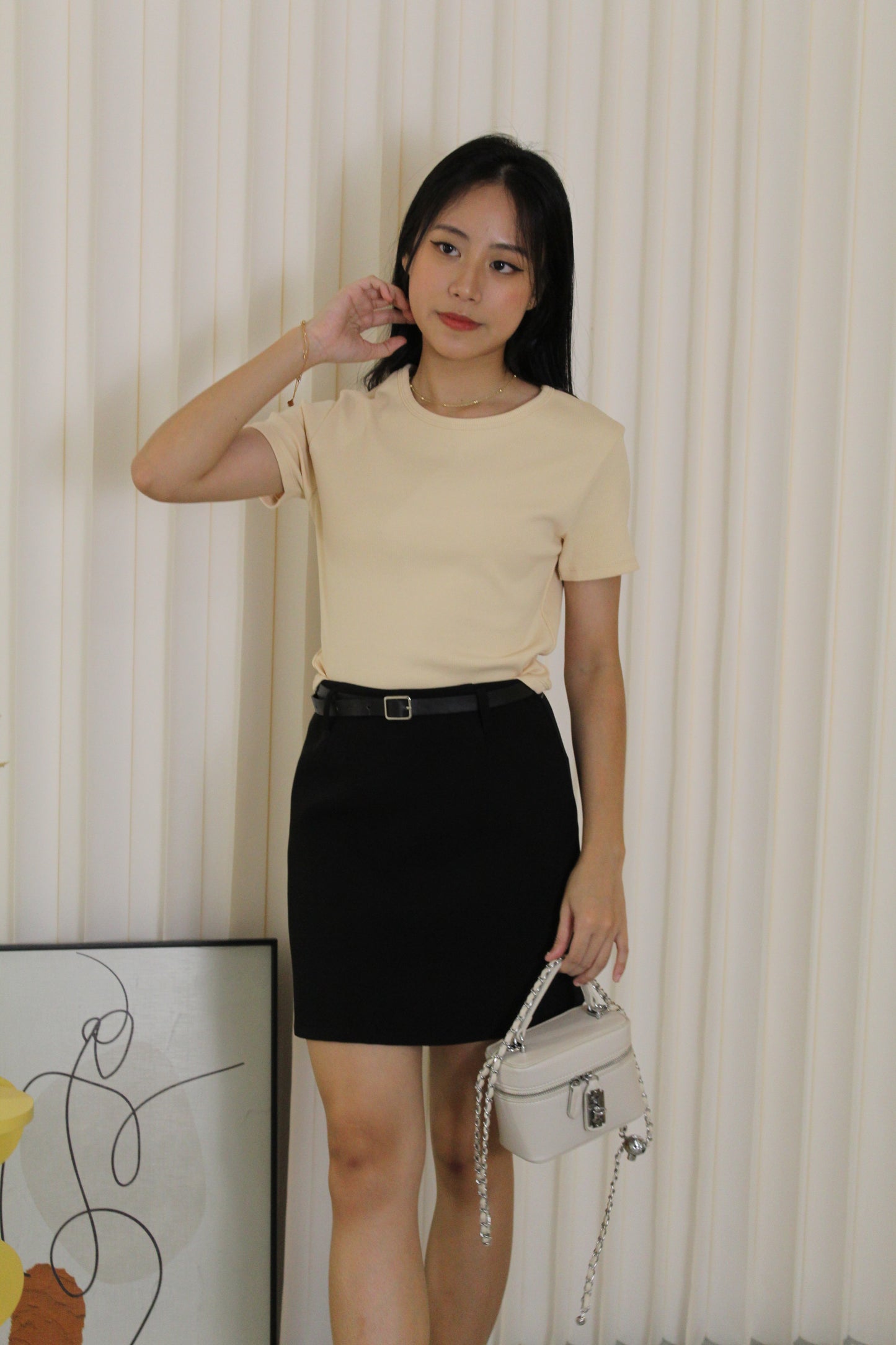 Elly Crop Top (Yellow)