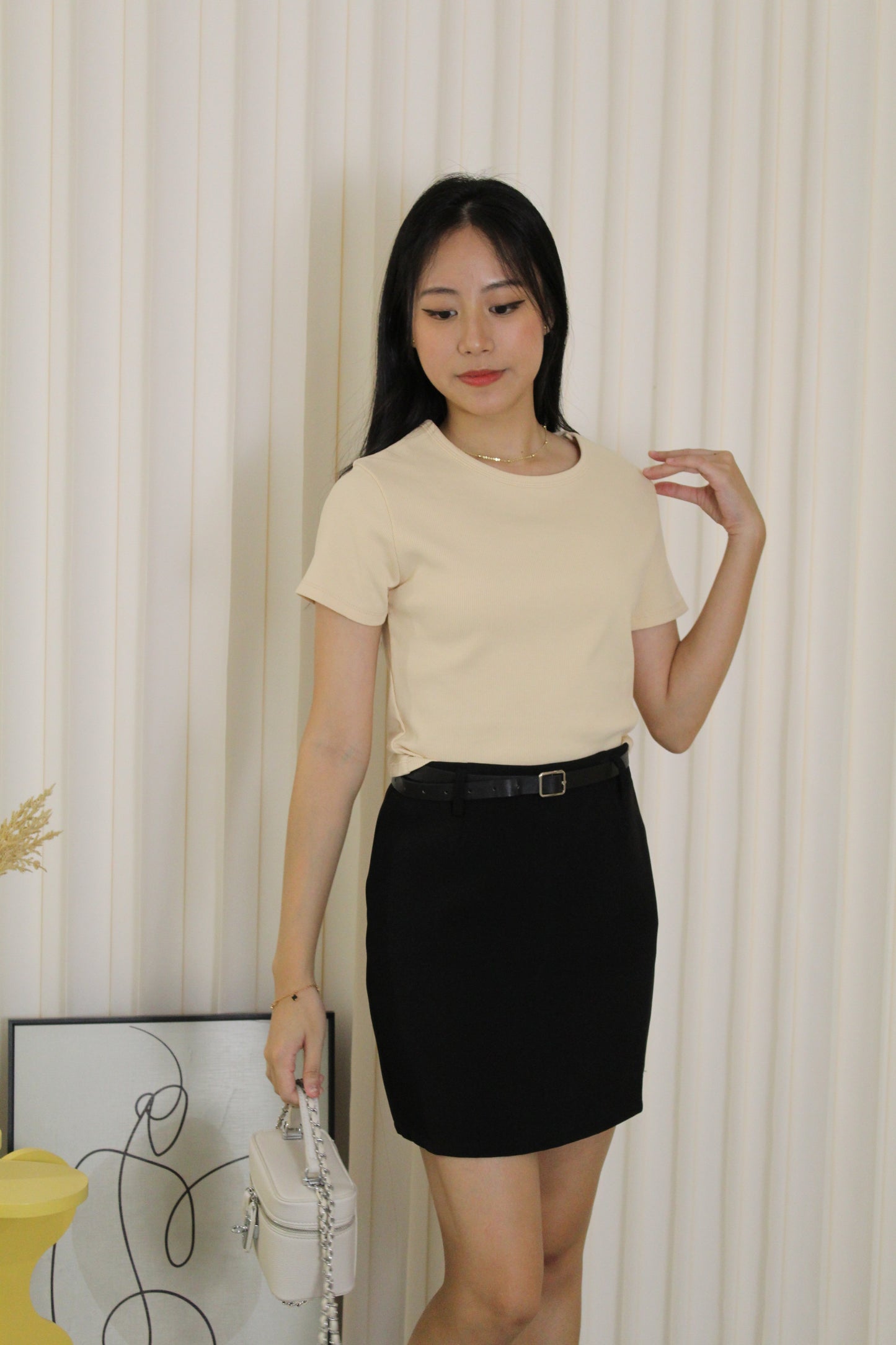 Elly Crop Top (Yellow)
