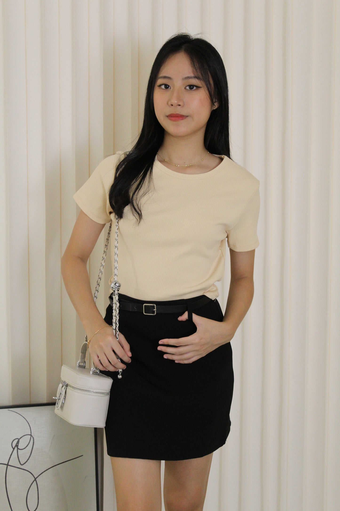 Elly Crop Top (Yellow)