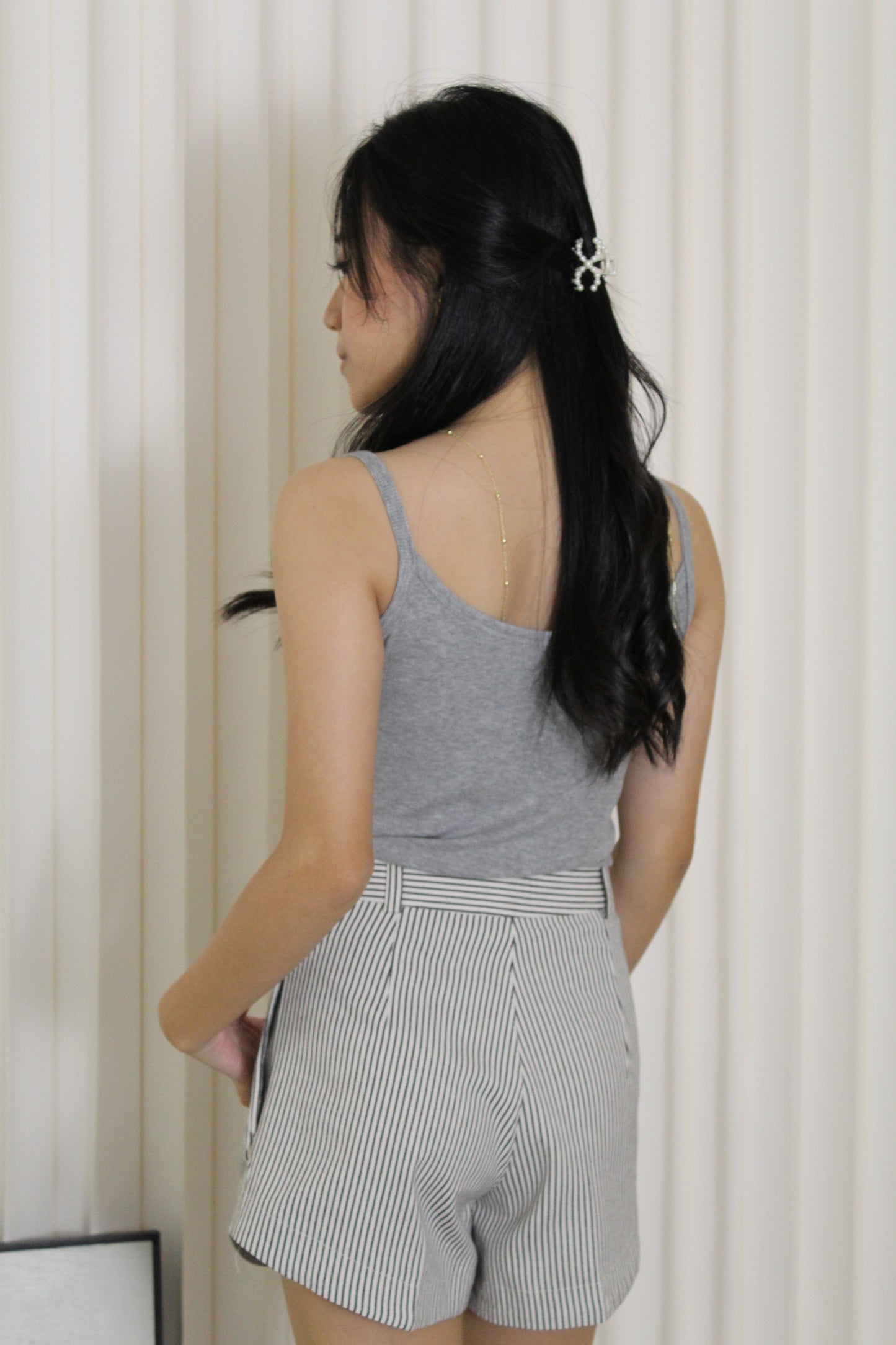 Yvonne Boat Neck Top (Black)
