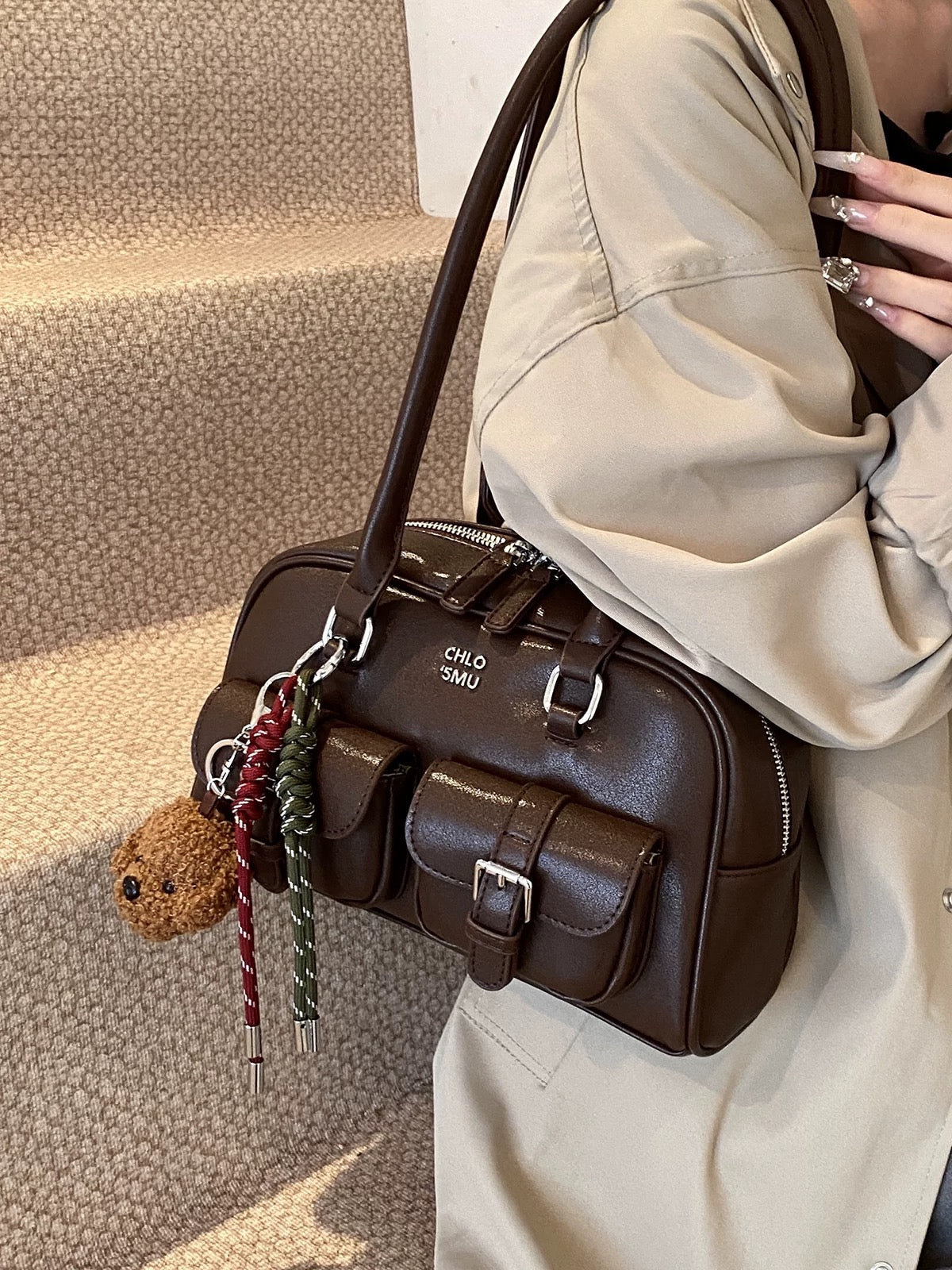 Estee Vintage Long Strap Bag
