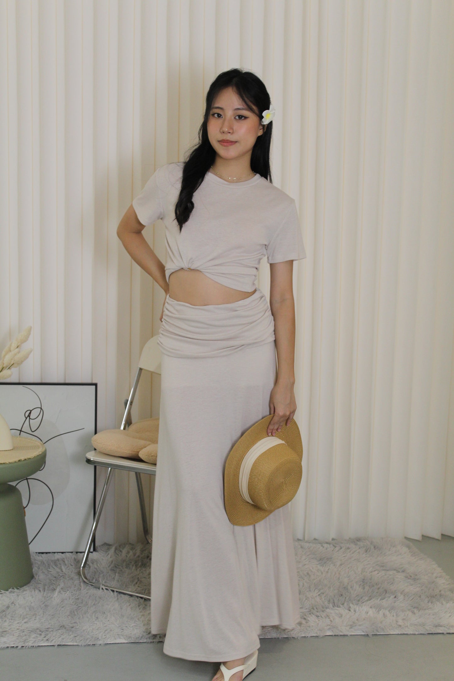 Sofea Casual Two Piece Set (Black)