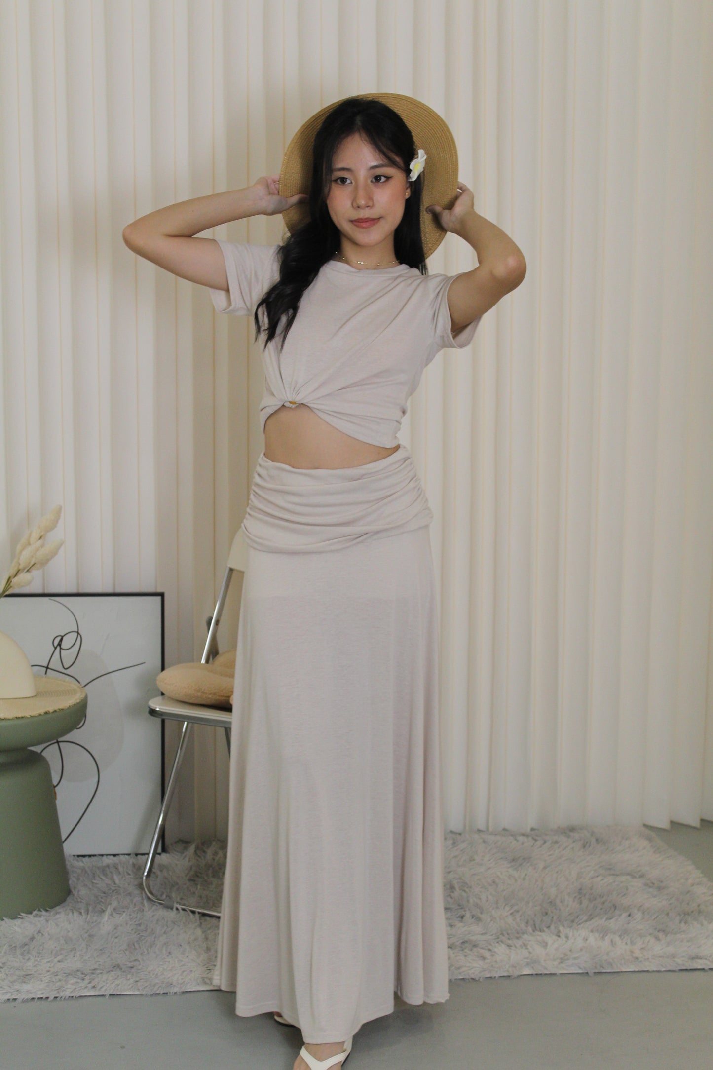 Sofea Casual Two Piece Set (Black)
