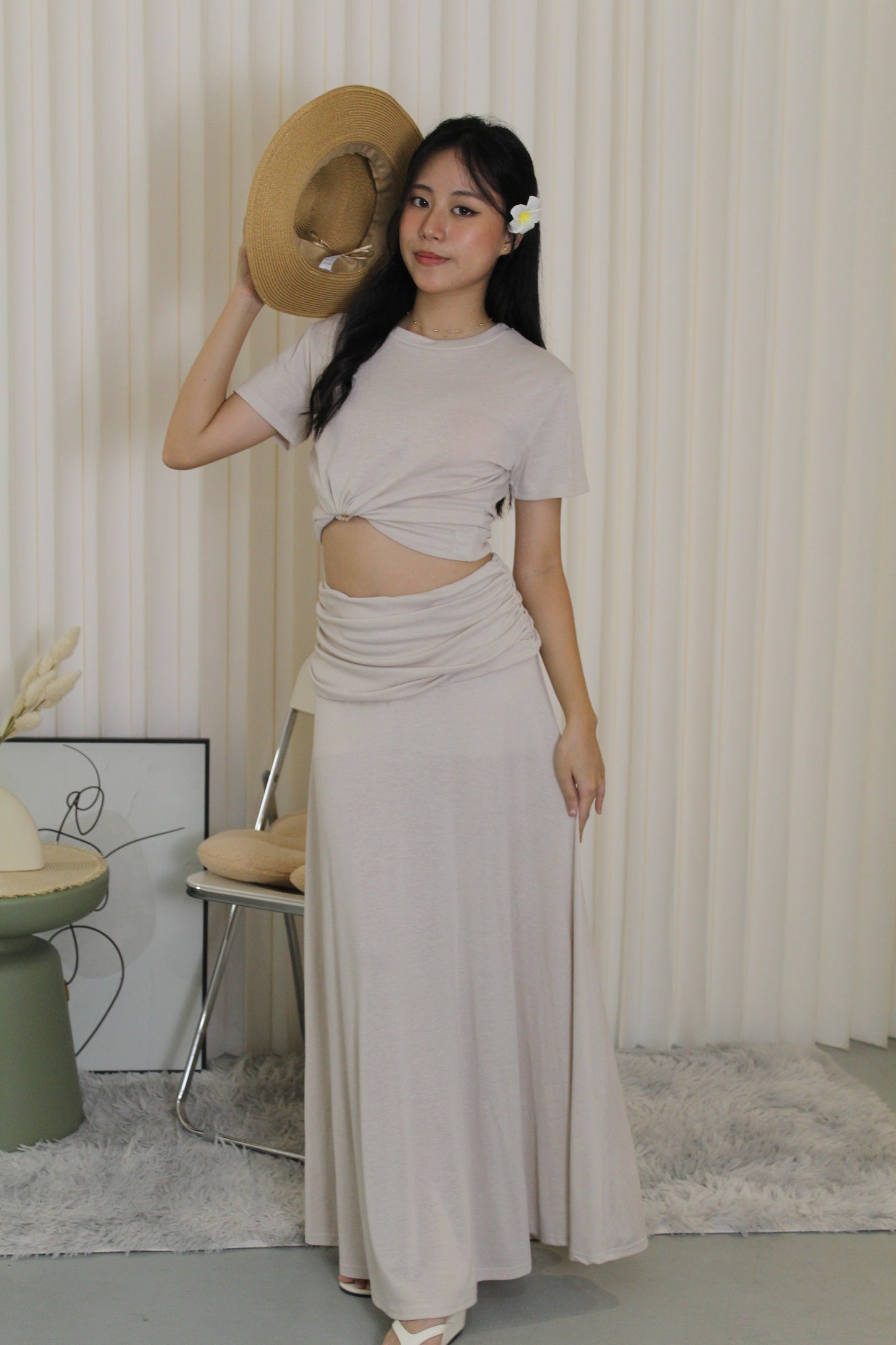 Sofea Casual Two Piece Set (Black)
