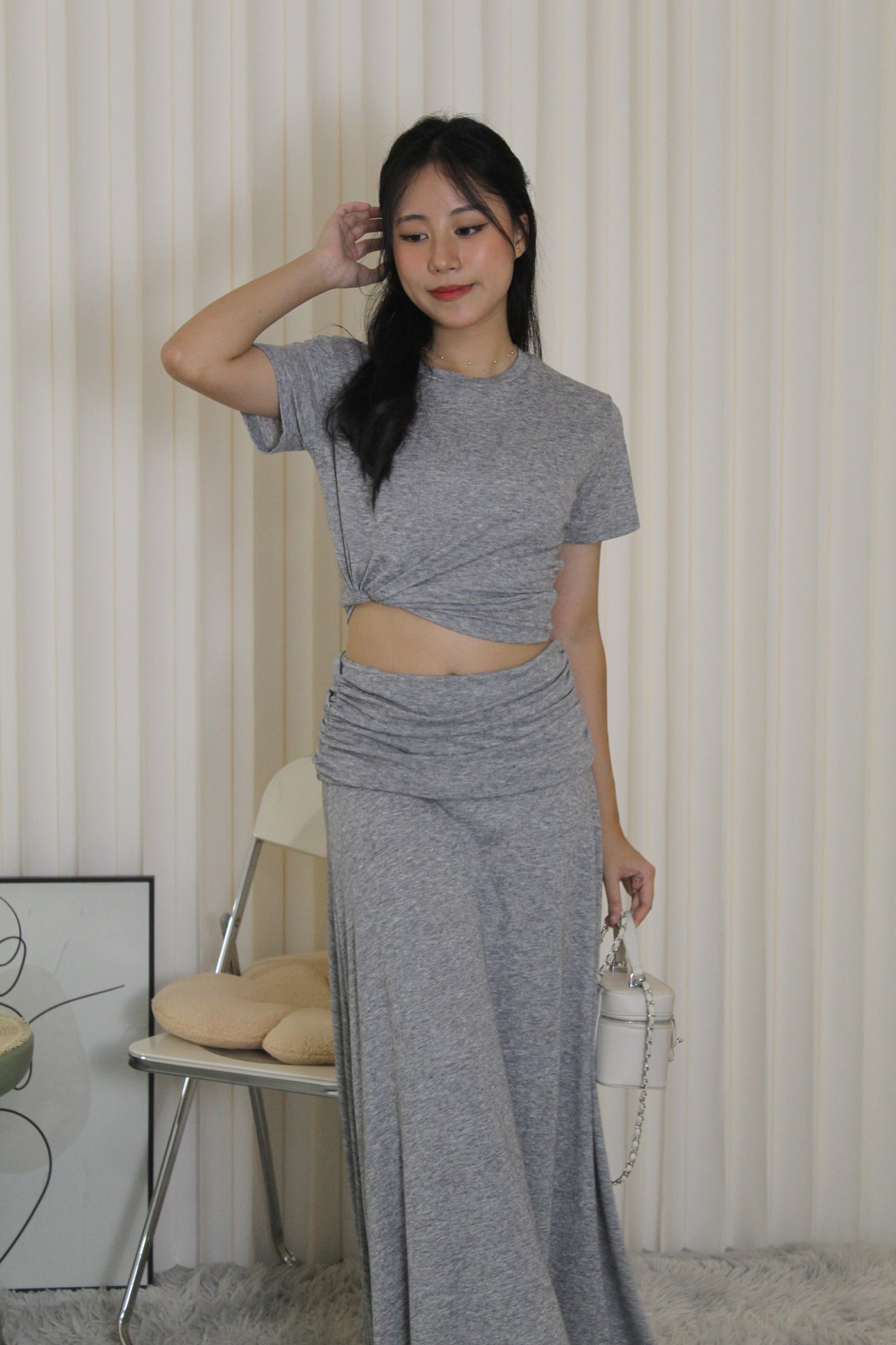 Sofea Casual Two Piece Set (Black)
