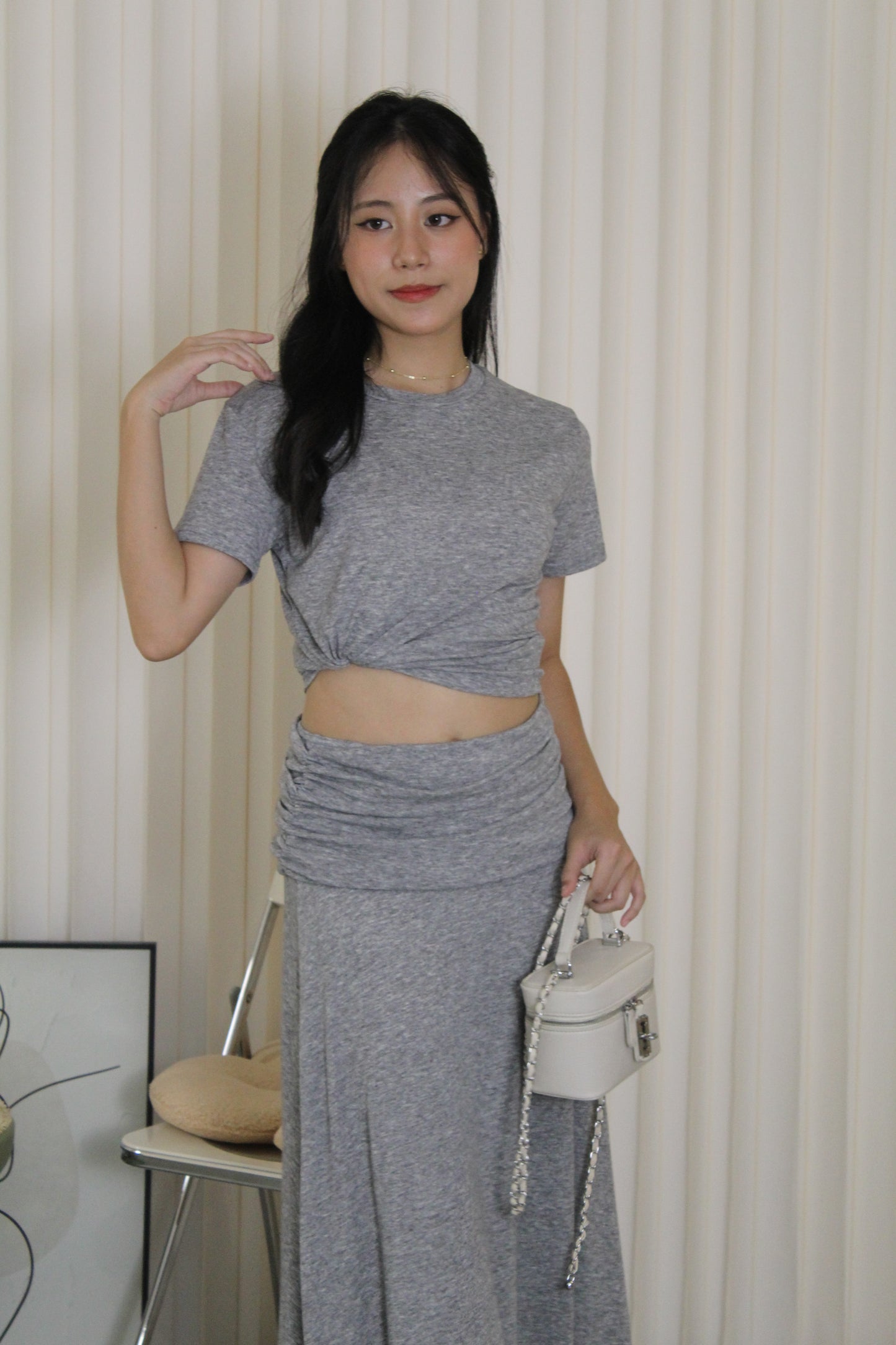 Sofea Casual Two Piece Set (Black)