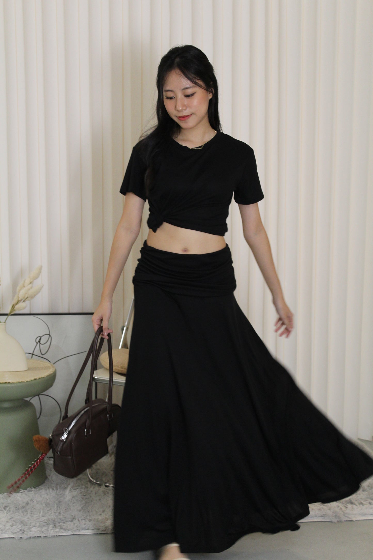 Sofea Casual Two Piece Set (Black)