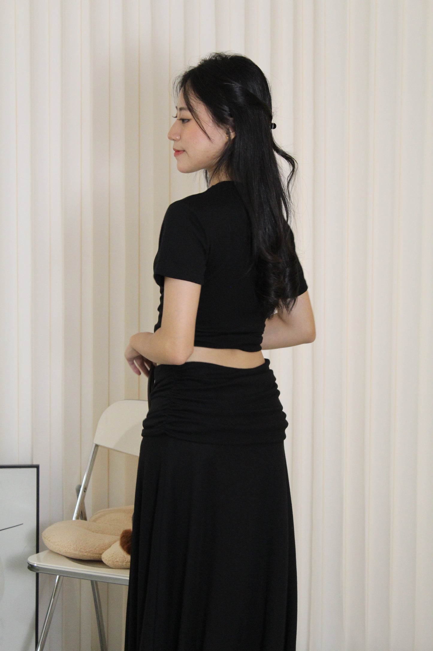 Sofea Casual Two Piece Set (Black)