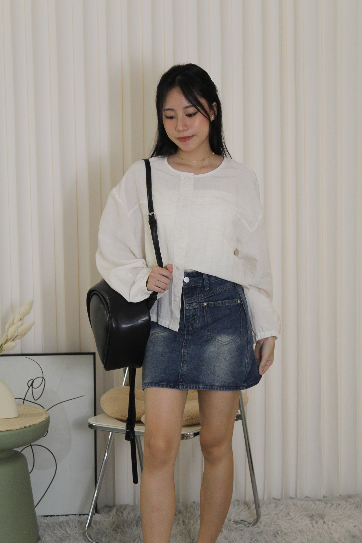 Myla Denim Short Skirt