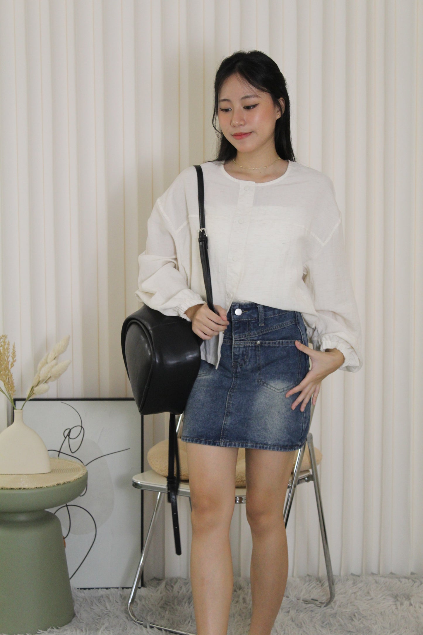 Myla Denim Short Skirt