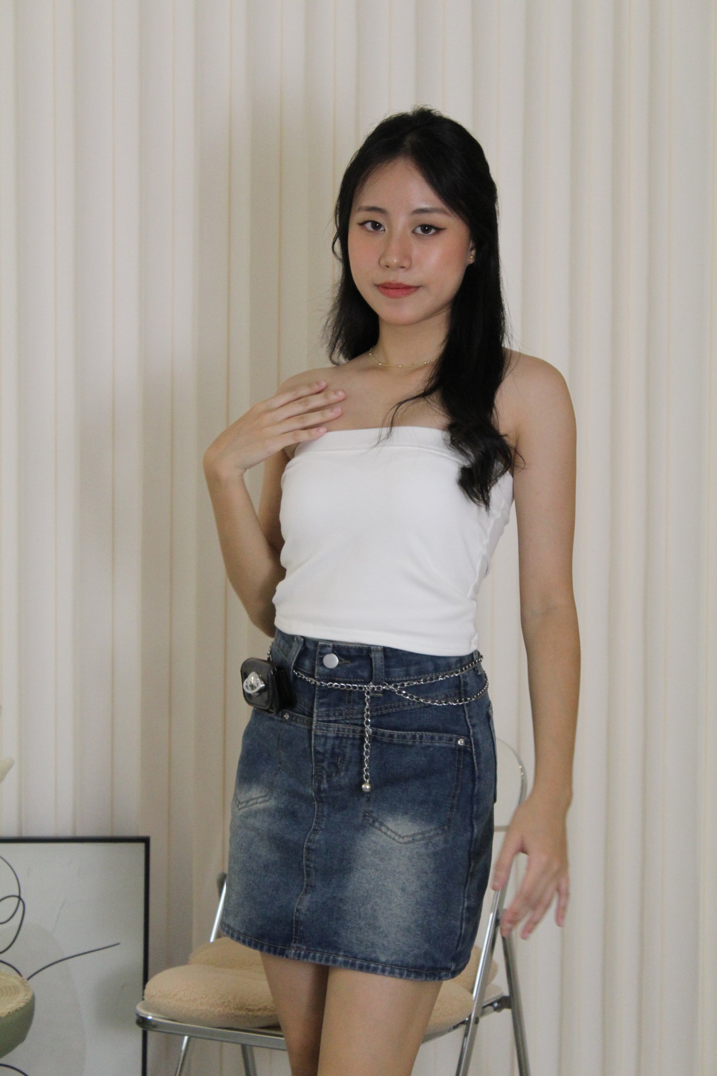 Myla Denim Short Skirt