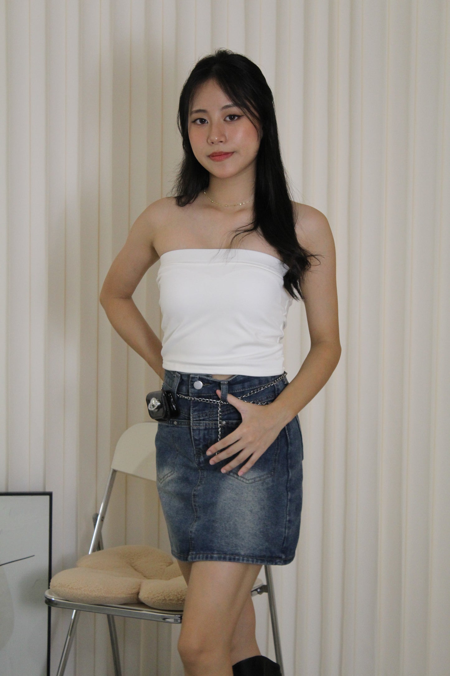 Myla Denim Short Skirt