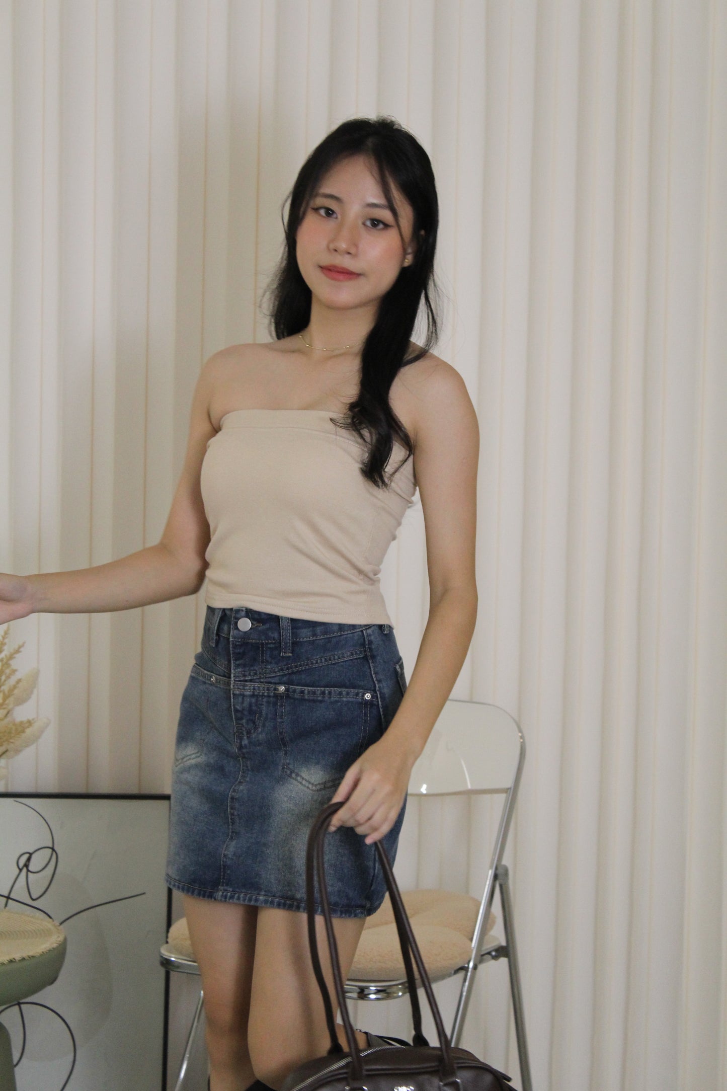 Myla Denim Short Skirt