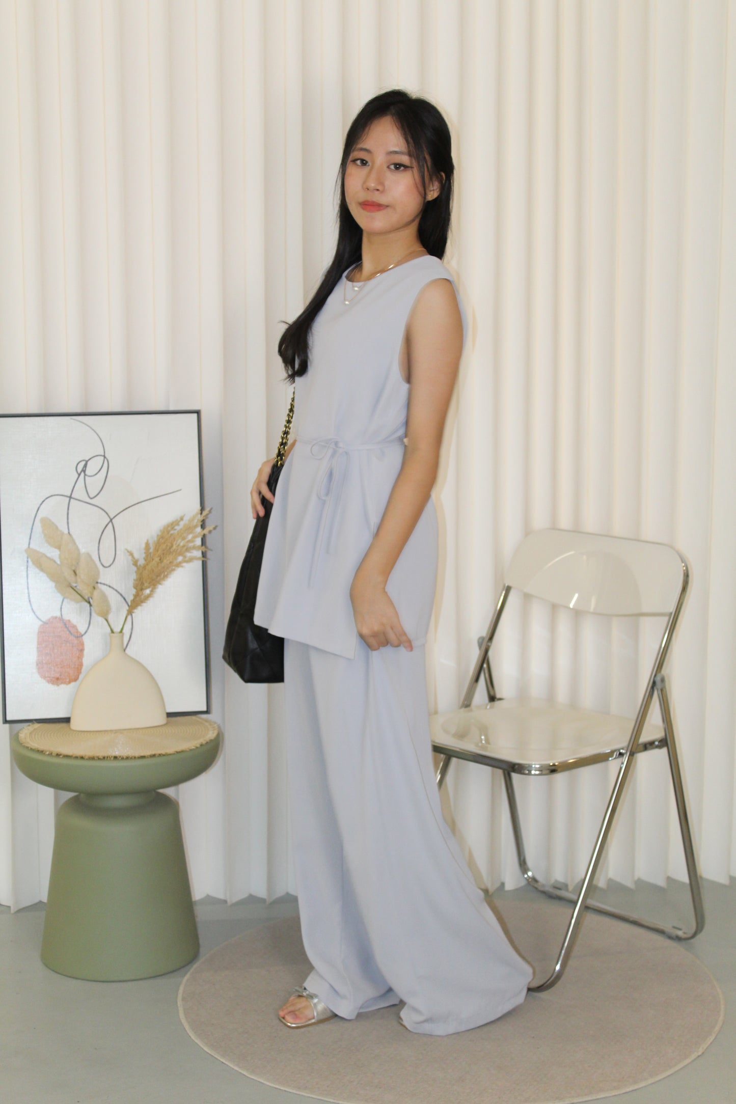 Lauren Two Piece Pants Set (Black)