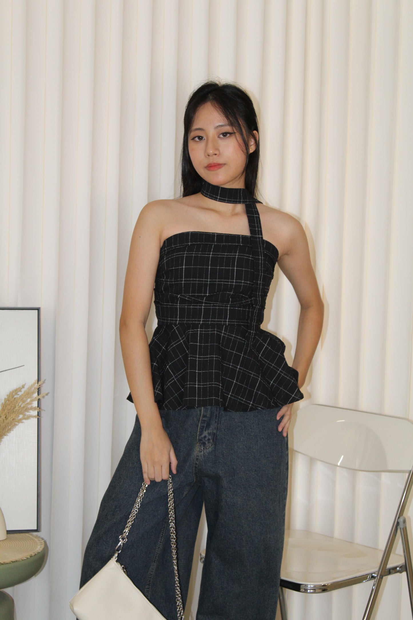 Hayden Tube Flare Top (Black)