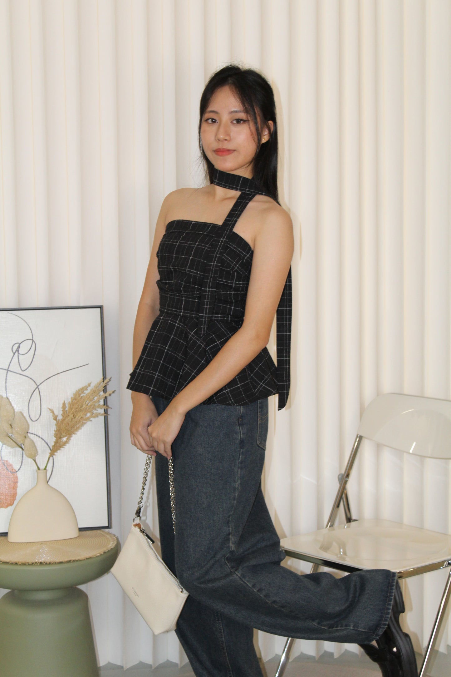Hayden Tube Flare Top (Black)