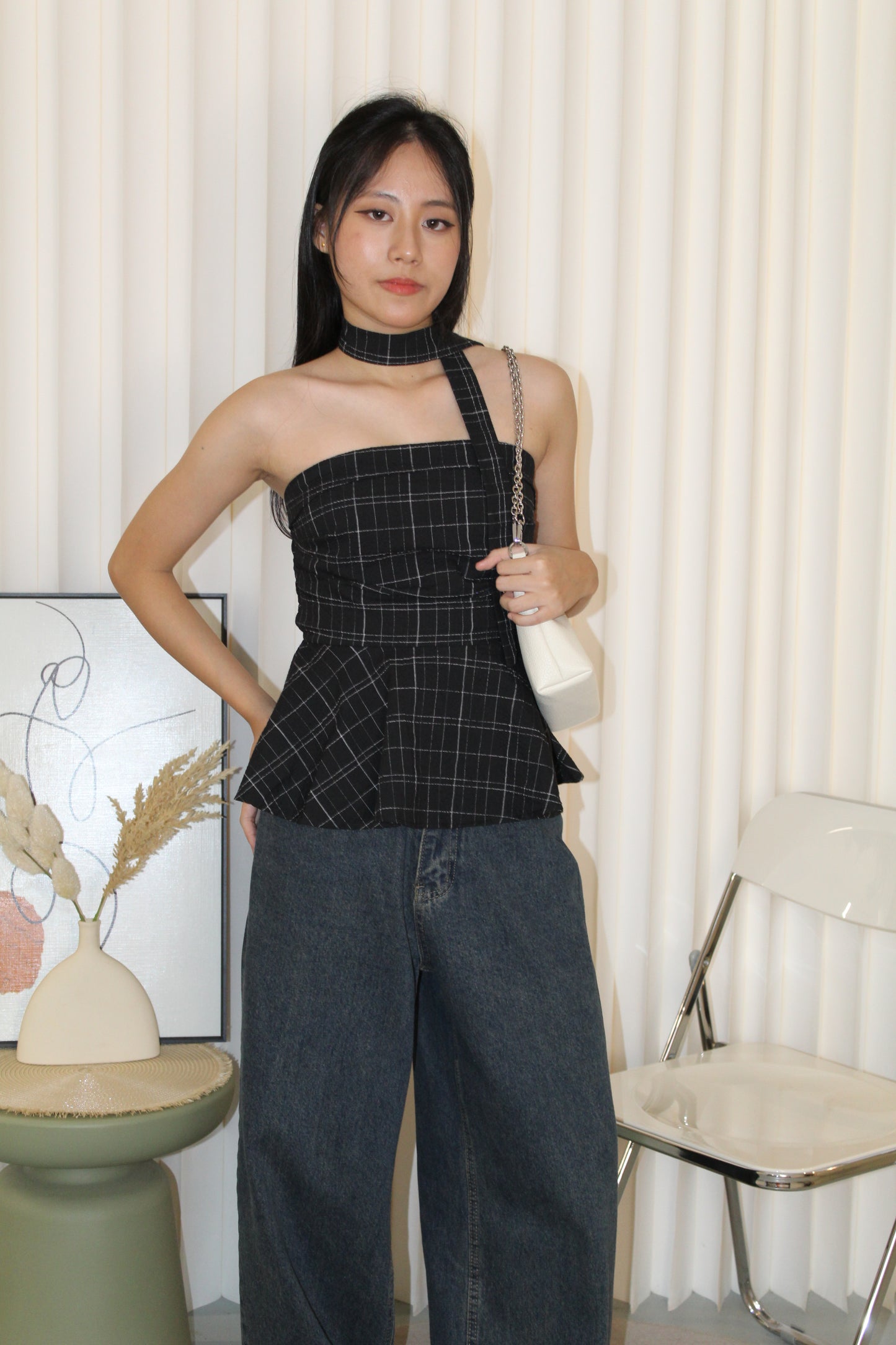 Hayden Tube Flare Top (Black)