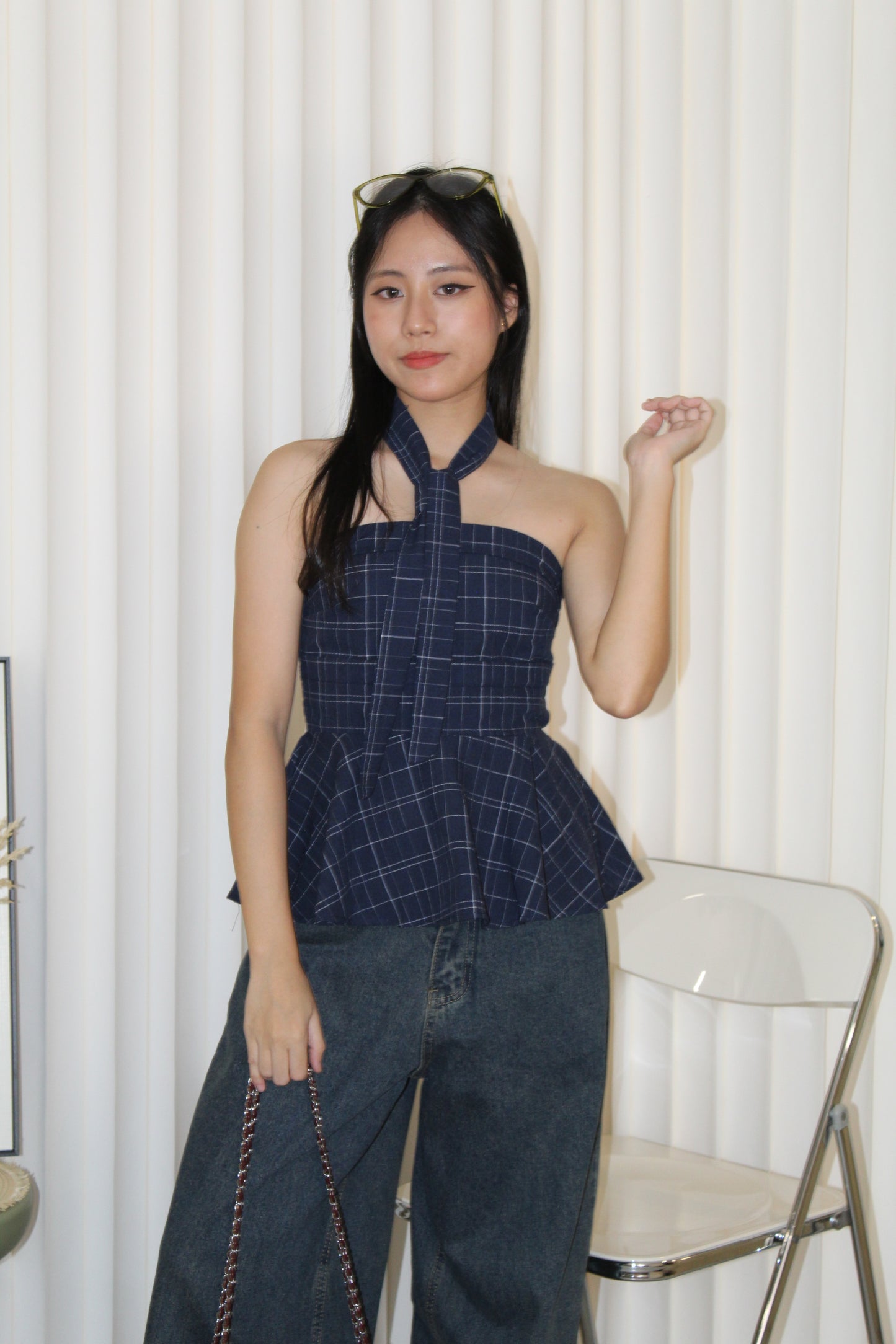 Hayden Tube Flare Top (Black)