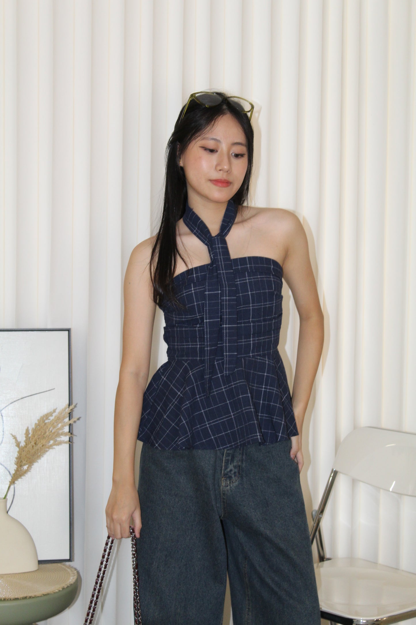 Hayden Tube Flare Top (Black)