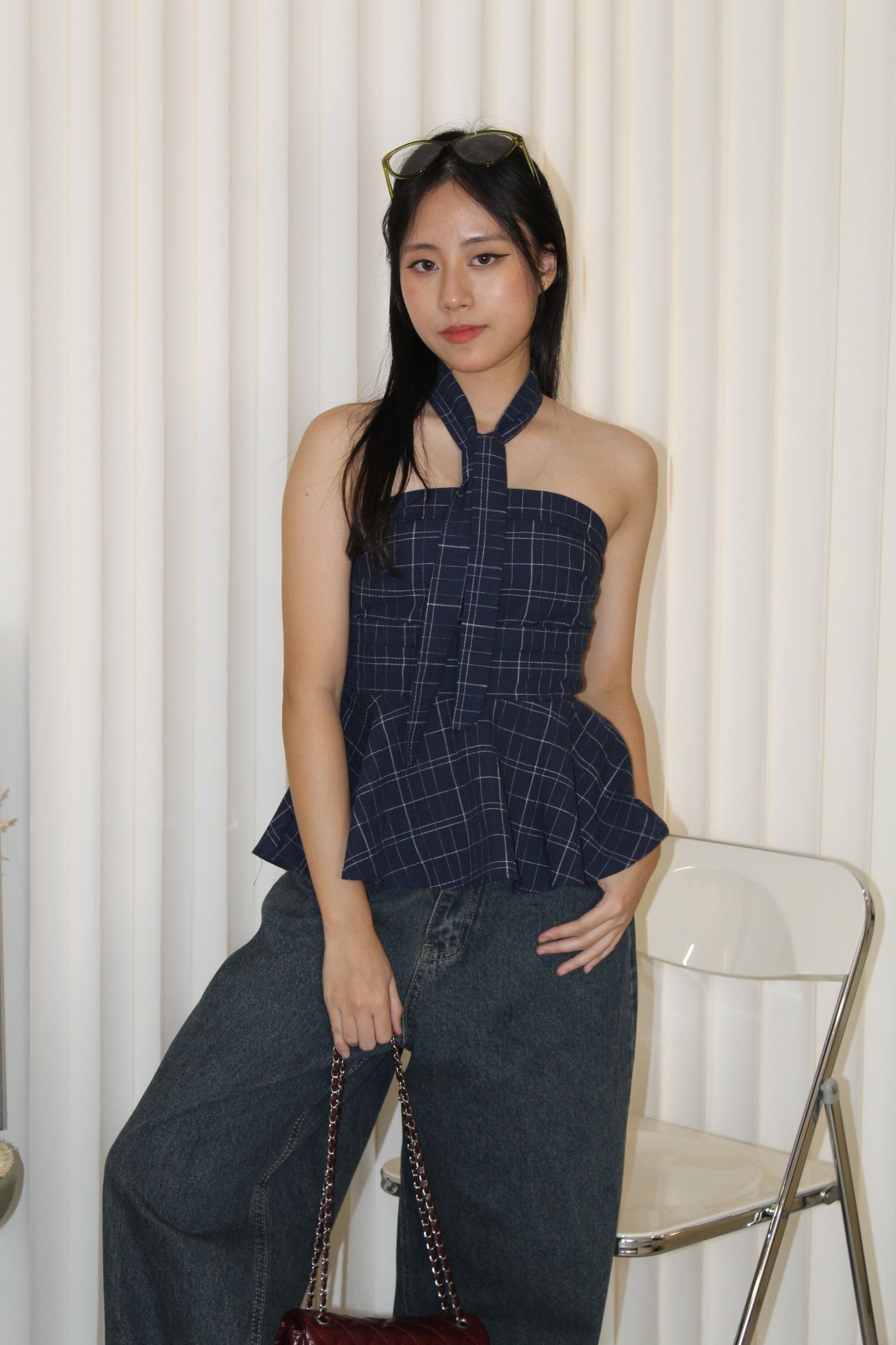 Hayden Tube Flare Top (Black)