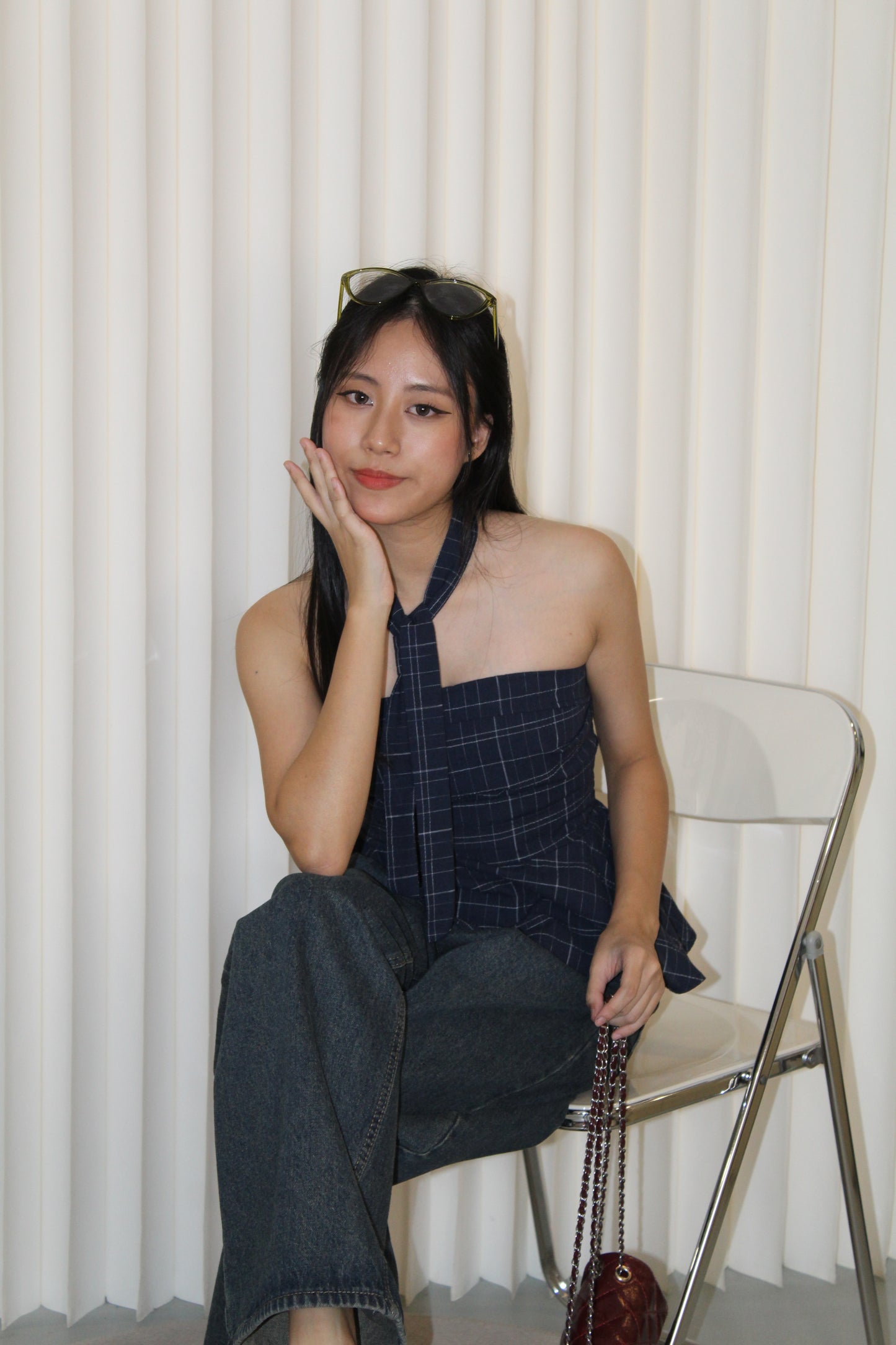 Hayden Tube Flare Top (Black)