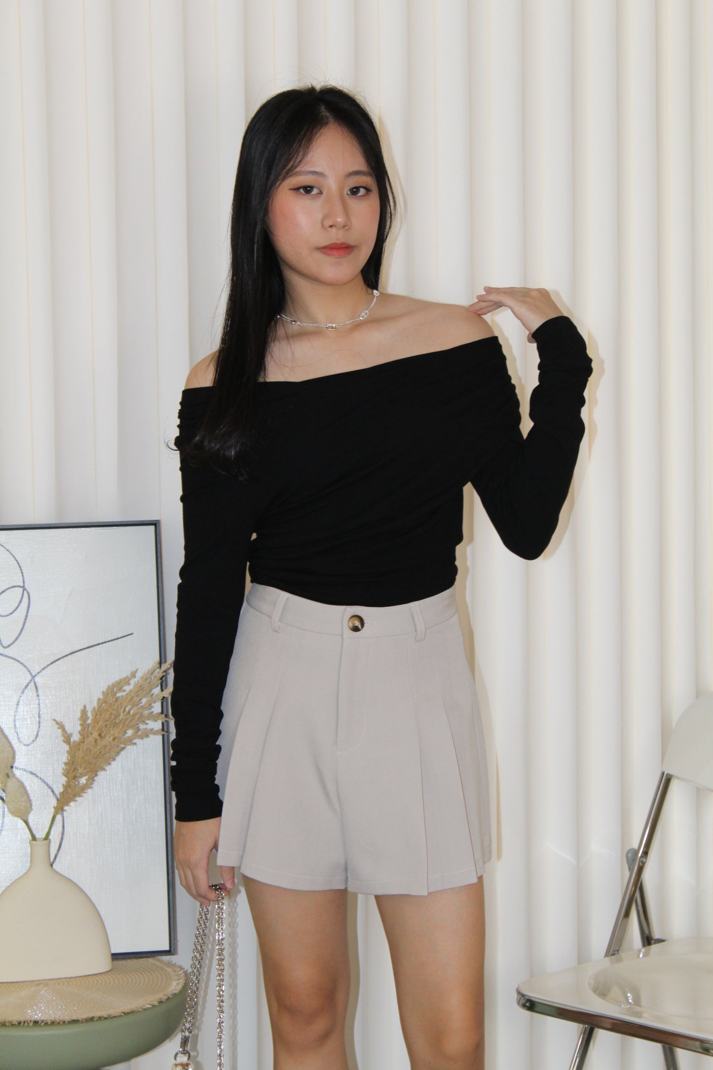 Odelia Suit Short Pants (Grey)