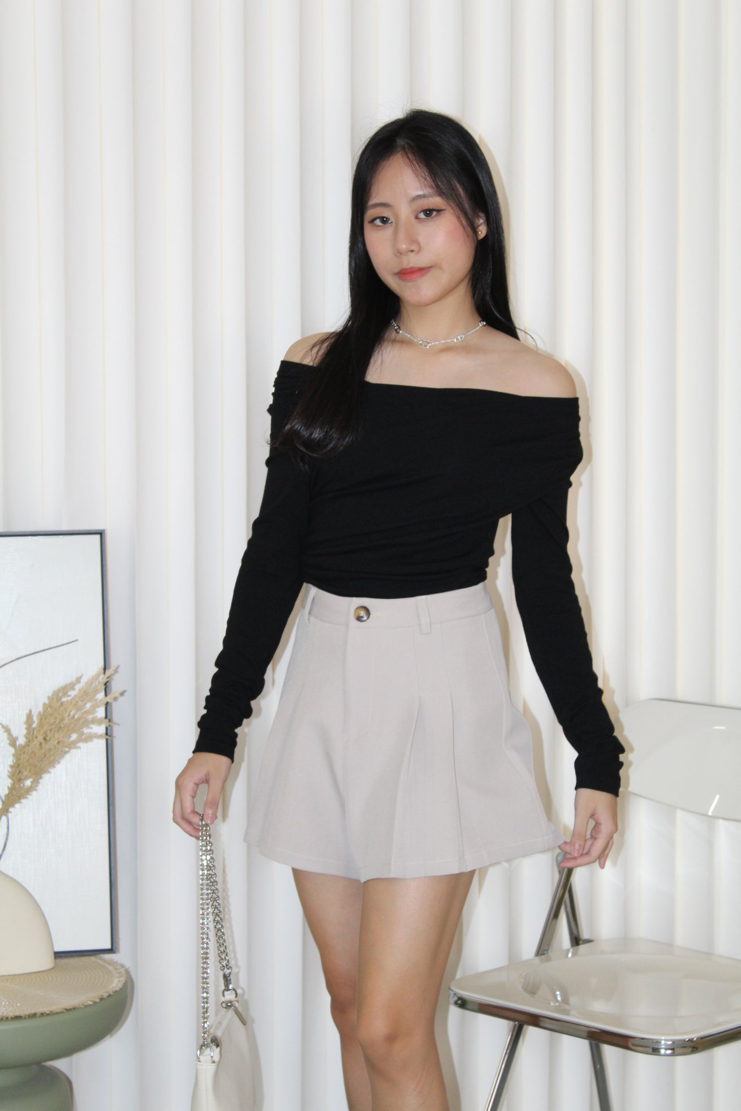Odelia Suit Short Pants (Grey)