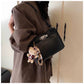 Maddie Textured Shoulder Bag (Black)