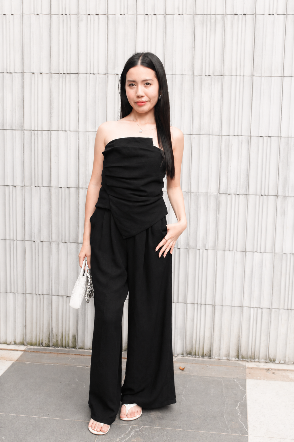 Ruby Two Piece Pants Set (Cream)