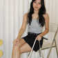 Josey Mini Skirt with Belt (Black)