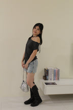 Pascalle Denim Skorts