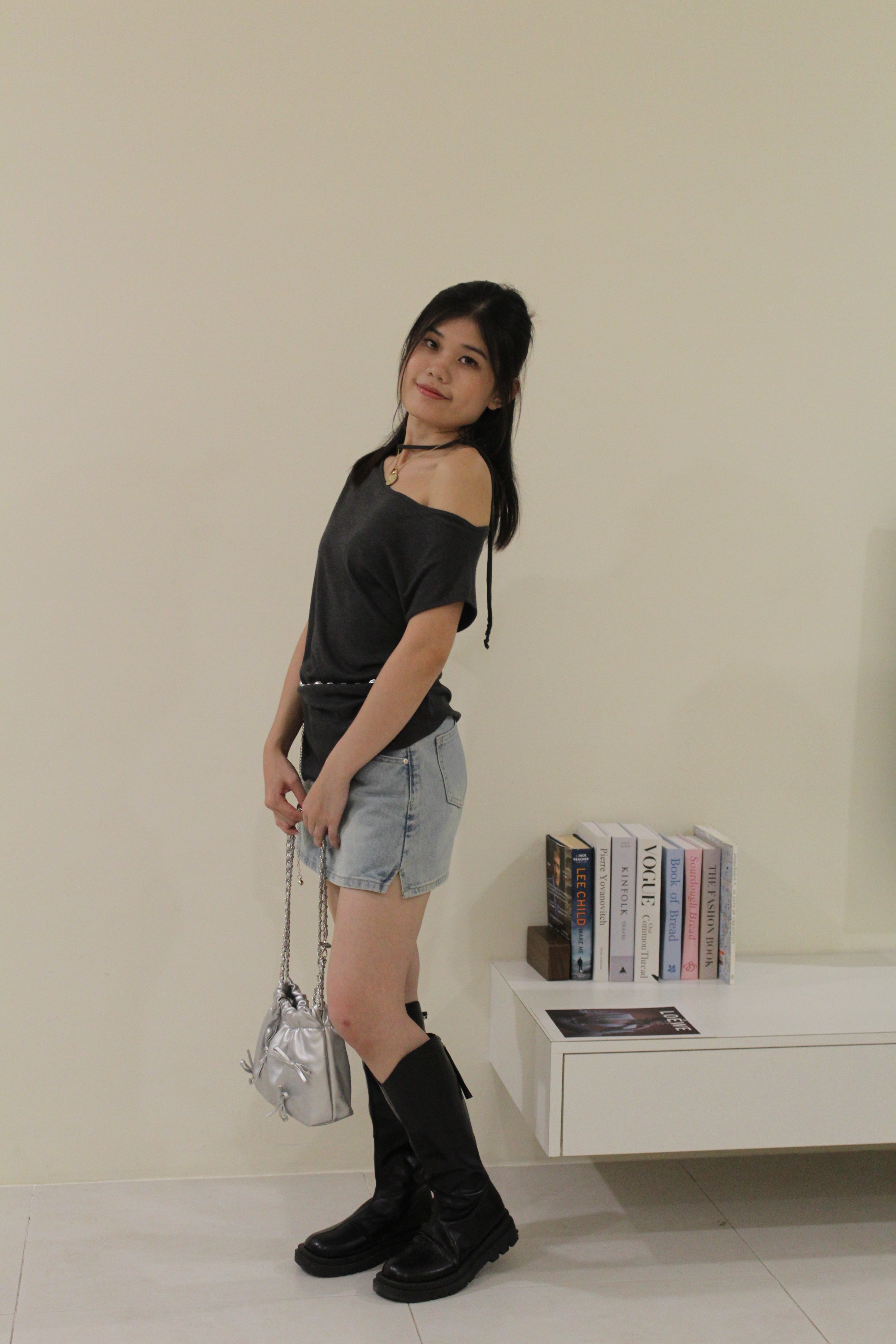 Pascalle Denim Skorts