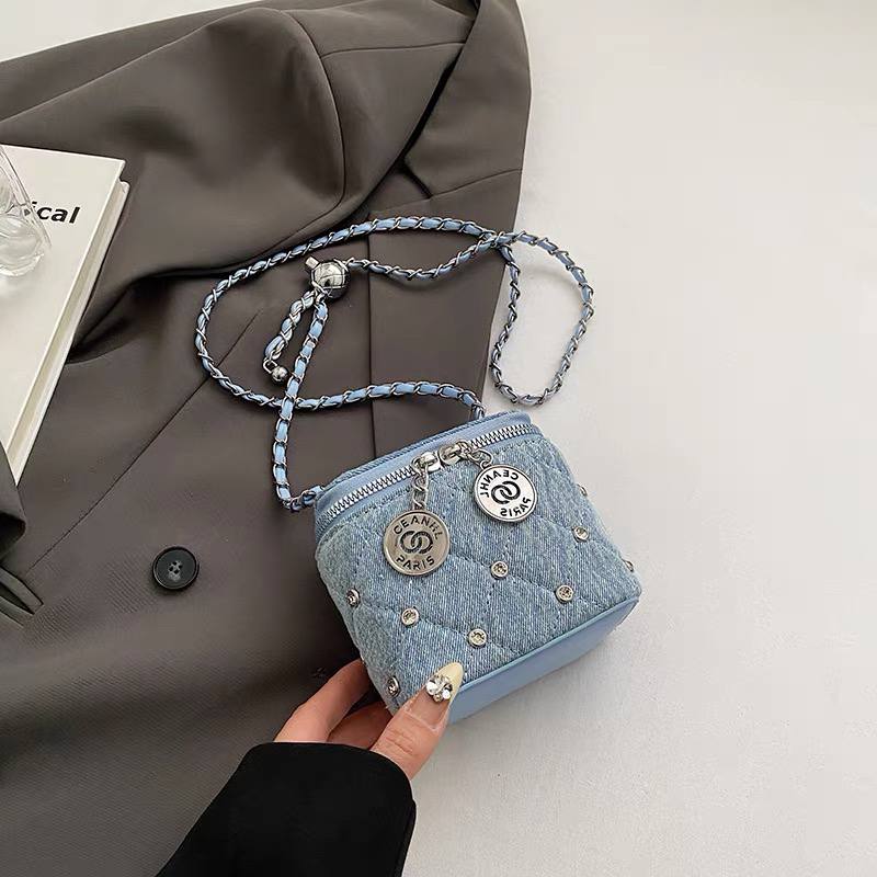 Denim Box Bag