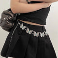 Butterfly Strap Belt (Silver)