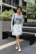 Robyn Lace Mini Skirt (White)