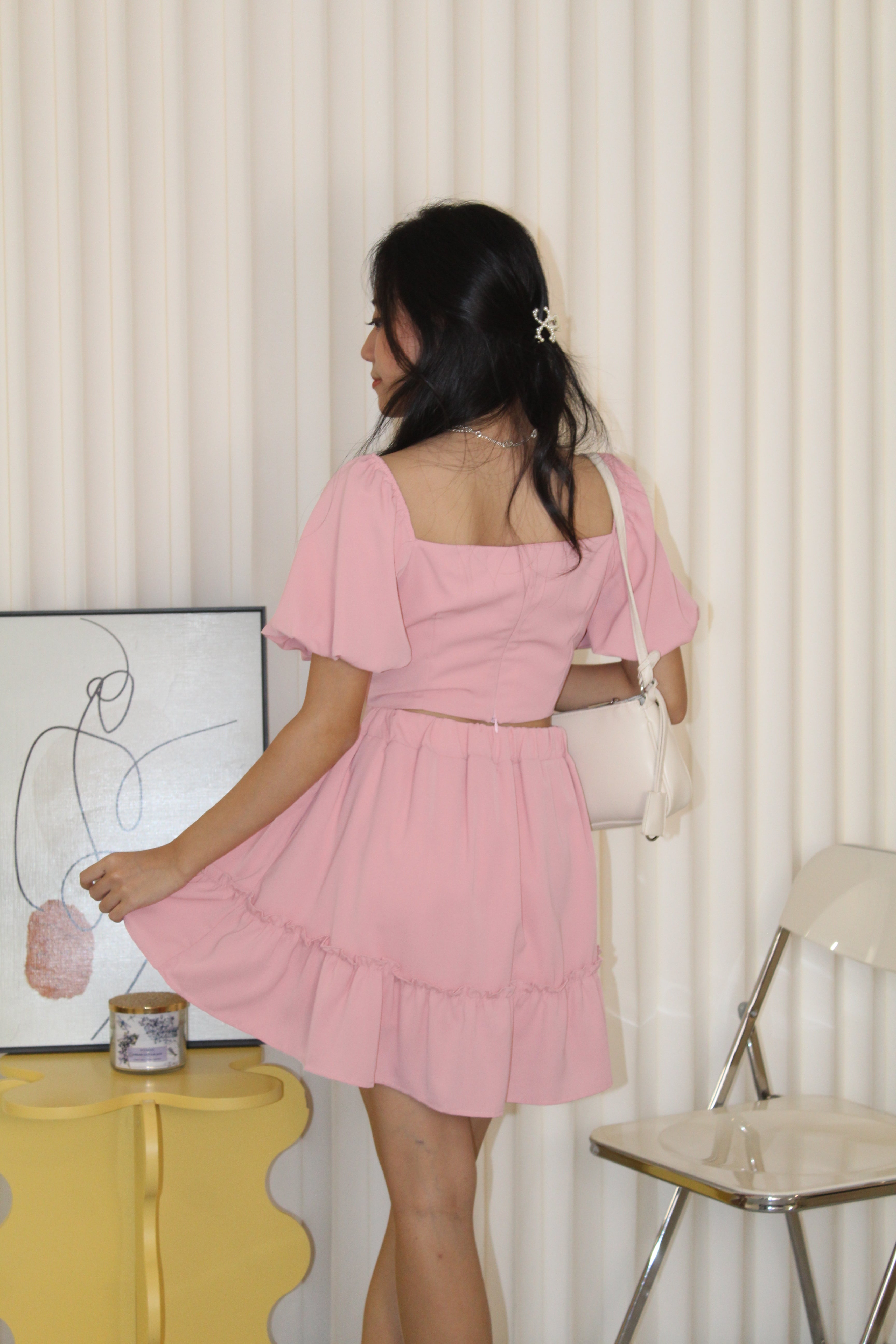 Casey Puff Set (Pink)