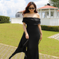 Vanessa Bodycon Maxi Dress (Black)