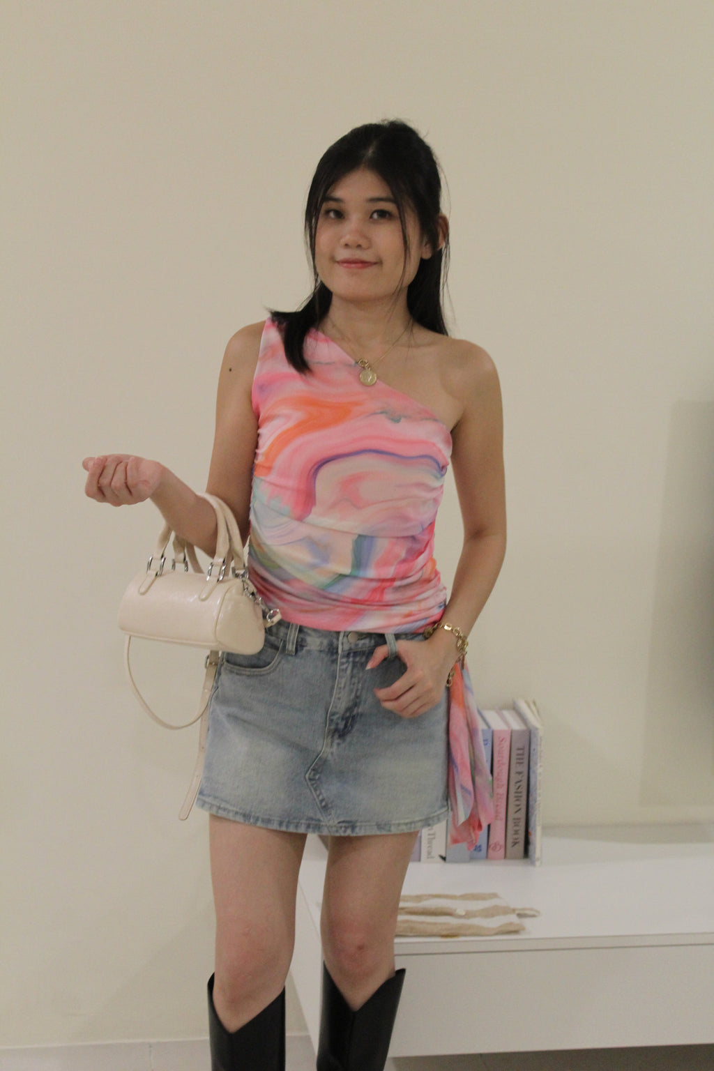 Pascalle Denim Skorts