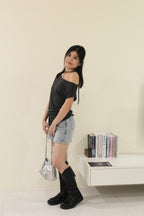 Pascalle Denim Skorts