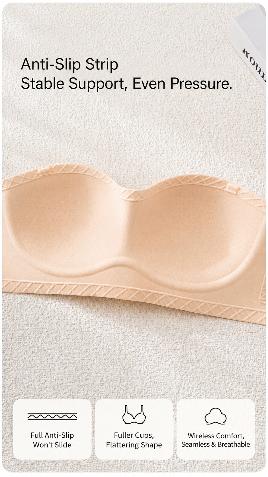 Hallie Anti Slip Seamless Bra (Normal Cup)