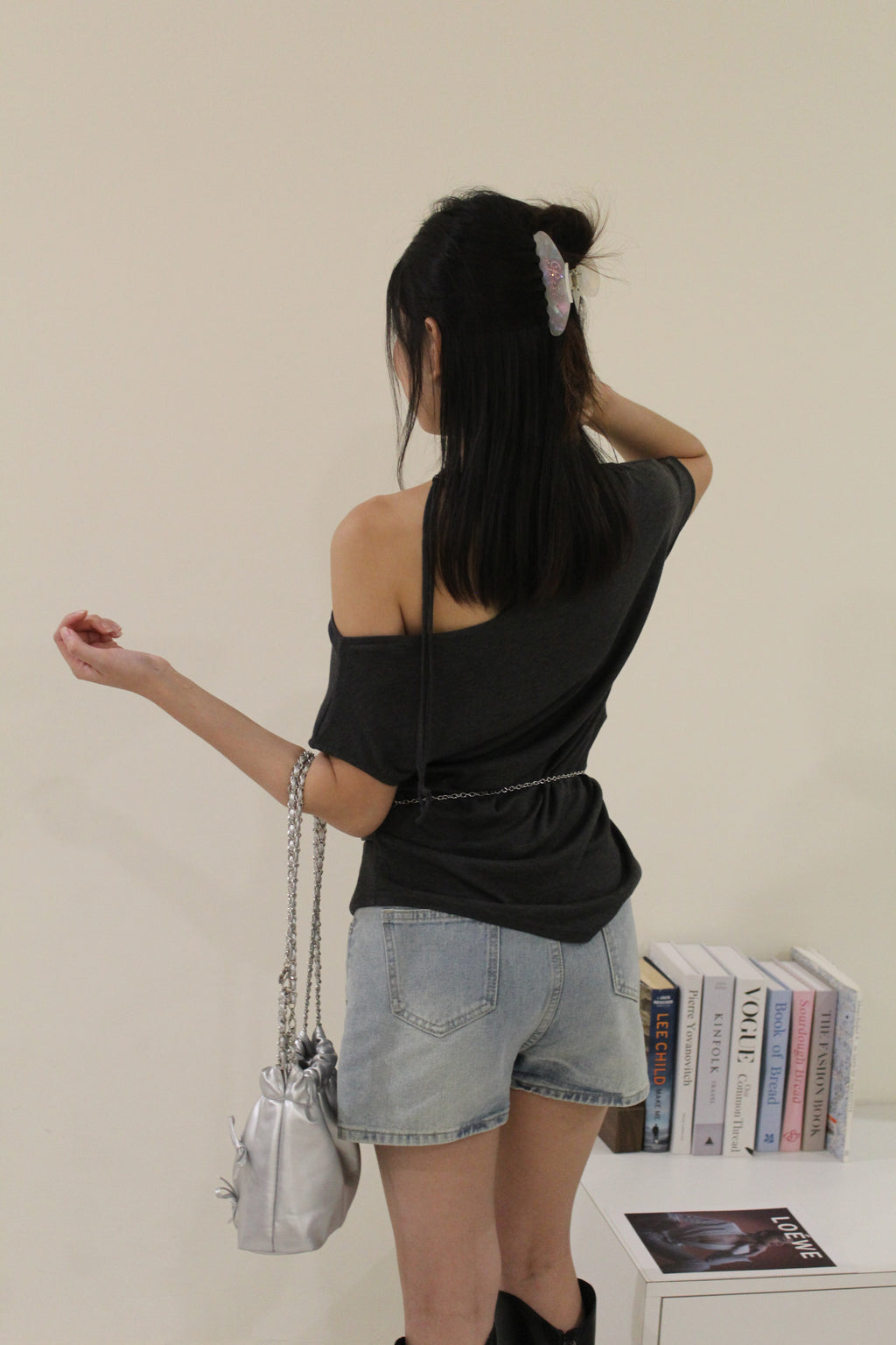 Pascalle Denim Skorts