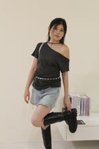 Pascalle Denim Skorts
