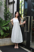 Riley Bubble Midaxi Dress (Grey)